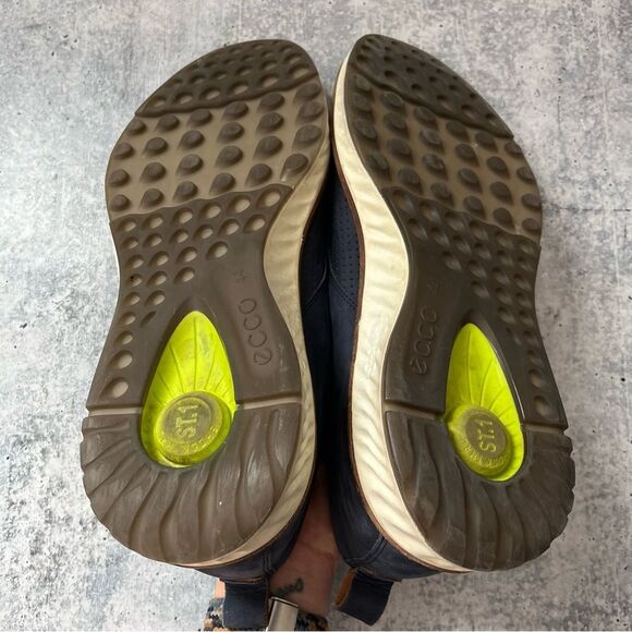 Ecco S.T.1. Hybrid Blue Suede Oxfords 10-10.5 - Picture 7 of 9